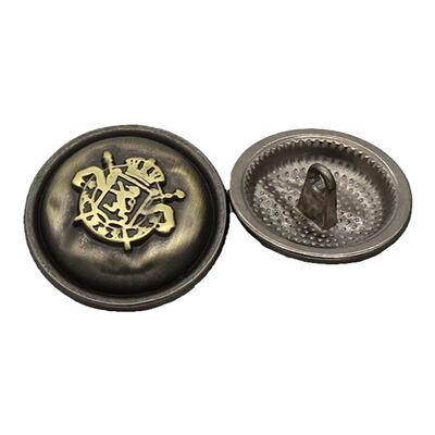 高档金属复古英伦风双狮钮扣男女西装外套大衣风衣扣子15mm-25mm