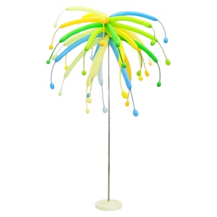 生日快乐场景装饰品彩色长条烟花气球立柱幼儿园小学教室布置氛围