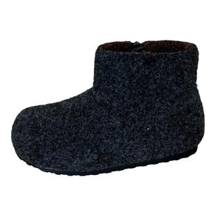 儿童棉靴英伦风女童毛毛靴冬款羊羔毛加绒男童短靴宝宝保暖棉鞋子