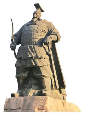 胡服骑射赵武灵王古代将军人物铜像城市园林文化建设玻璃钢雕塑