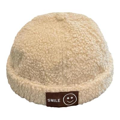 宝宝秋冬羊羔绒保暖地主帽