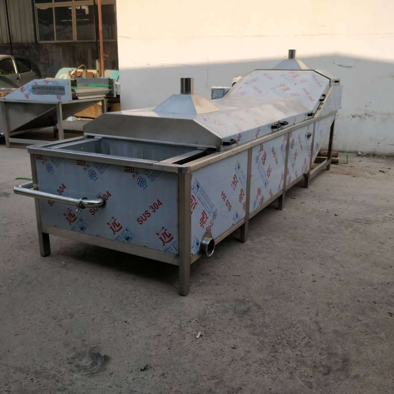 商用 袋装莲藕片加工设备  山药片蒸煮机   土豆片加工流水线厂家