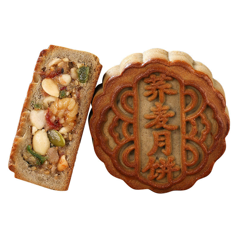 无加蔗糖月饼糖尿饼人吃的可用食品老式木糖醇荞麦五仁官方旗舰店