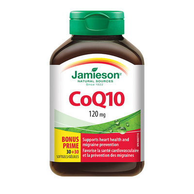 Jamieson健美生进口辅酶Q10熬夜心脏养护软胶囊coq辅酶q10保健品