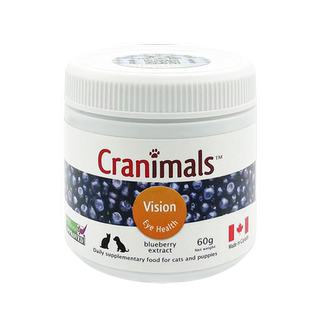 加拿大进口Cranimals克雷蒙宠物蓝莓粉眼睛泪痕花青素眼部视力狗