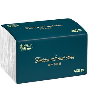 纸巾大包抽纸家用实惠装整箱卫生纸460系亲肤面巾纸擦手纸餐巾纸