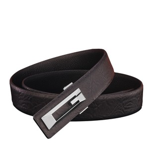 2025新款皮带男士真皮平滑扣头层牛皮腰带男韩版潮流年轻人裤带G