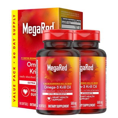 MegaRed脉拓纯净磷虾油鱼油升级