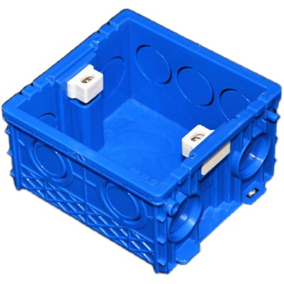 86型预埋连体彩色拼装加厚接线盒