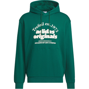 Adidas/阿迪达斯官方正品三叶草男士连帽运动卫衣套头衫JE3486