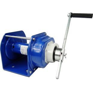 力拓中用重型手摇绞盘手动卷扬机自锁式牵引机1吨2t3T提升小吊机