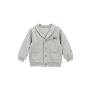 whitewheat儿童2025秋季新款上衣外衣男女童纯棉春秋宝宝休闲外套