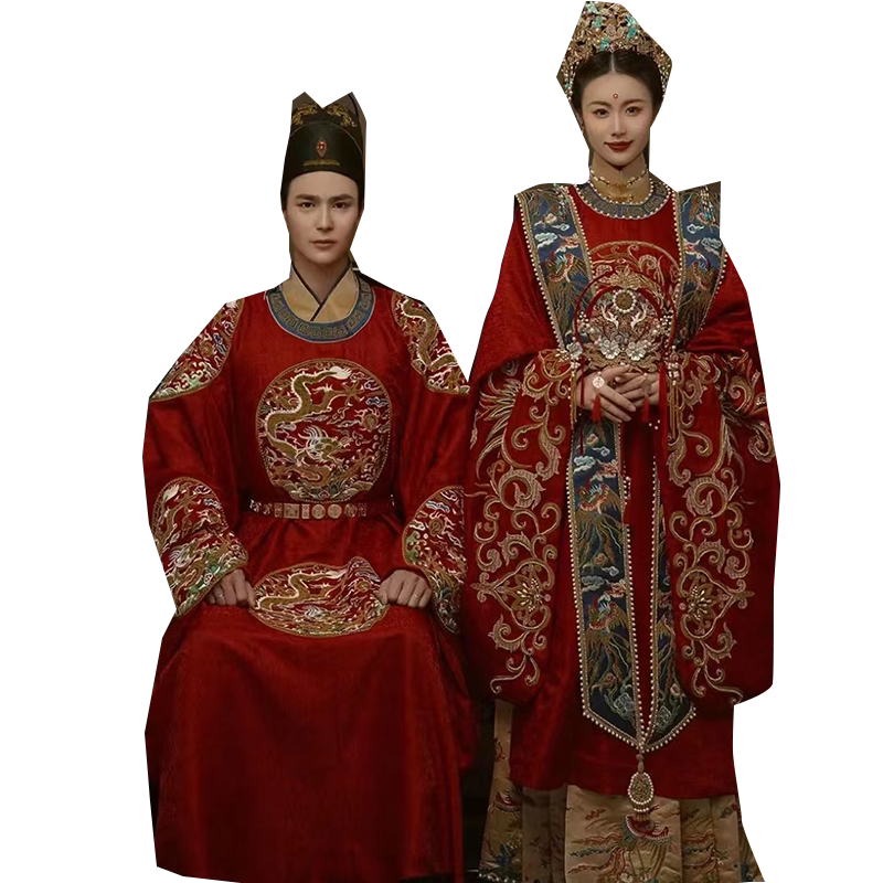 明制汉服婚服2022新款凤冠霞帔