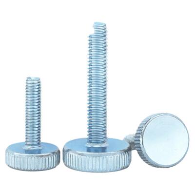 手拧螺丝gb835滚花螺栓平头