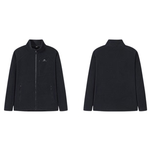 拓路者冲锋衣抓绒内胆男2025新款立领前胸拉链口袋保暖摇粒绒外套