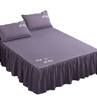 金美娇席梦思床罩床裙床套单件韩式公主床单全棉纯棉床笠1.8/1.5/