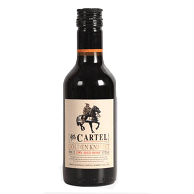 卡特尔金骑士干红葡萄酒迷你干型红酒晚安女生小酒6瓶装包邮187ml