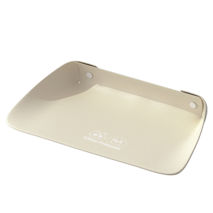 宠物餐垫猫咪碗垫皮革半包围加厚防滑防水防油渍小狗吃饭专用垫子