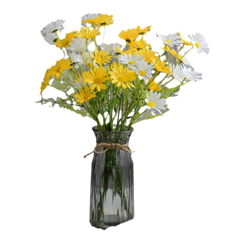 仿真花小雏菊假花家居客厅装饰花洋甘菊春游拍照摄影道具绢花摆件
