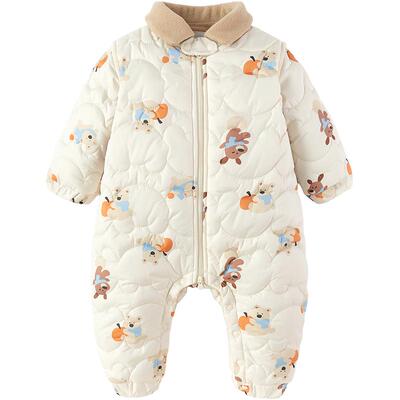 巴拉巴拉balaOne宝宝连体衣加绒