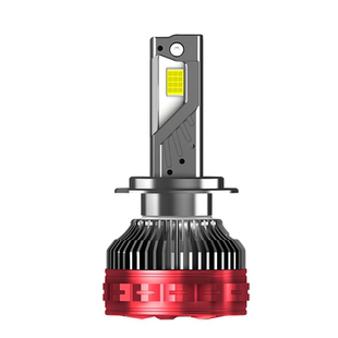 四铜管汽车激光LED大灯4300K远光H19005近光H712v小车24V大车300W