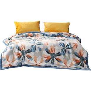 水星家纺拉舍尔毯云毯沙发毯子午休盖毯床垫毯冬季保暖毛毯床品