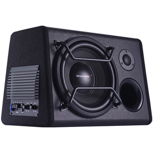 汽车音响车载货车12V24V10寸高音超重低音炮大功率双喇叭有源改装