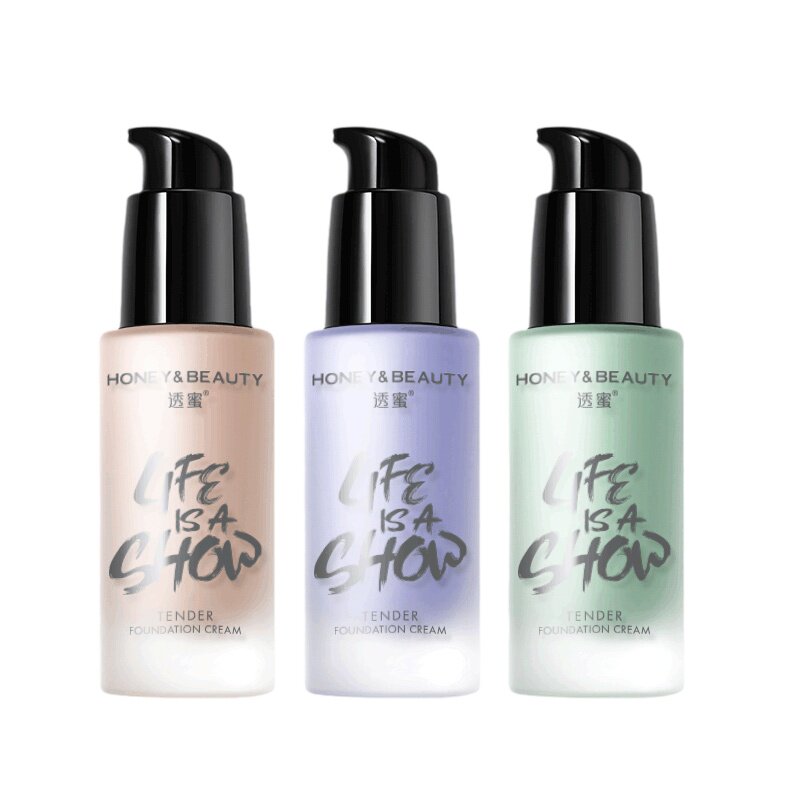 透密水嫩修颜隔离霜提亮肤色控油