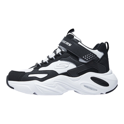 Skechers斯凯奇棉鞋儿童秋冬厚底保暖女童休闲靴子 319250L/BKW