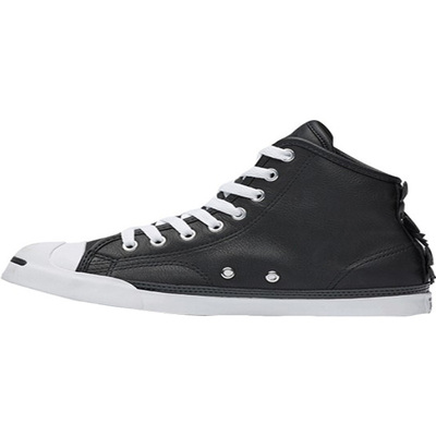 好看高帮皮质开口笑匡威