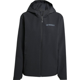 滔搏adidas阿迪达斯女子户外运动训练休闲连帽夹克外套KE6435