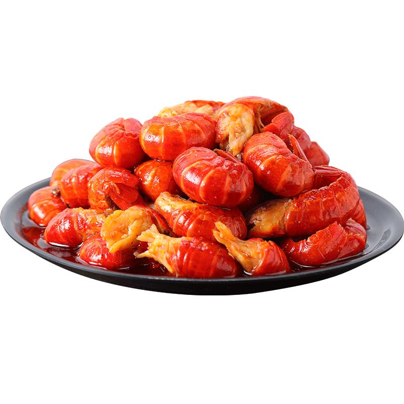 6盒仅99.8-红小厨麻辣小龙虾尾冷冻生鲜熟食加热即食大号虾球252g