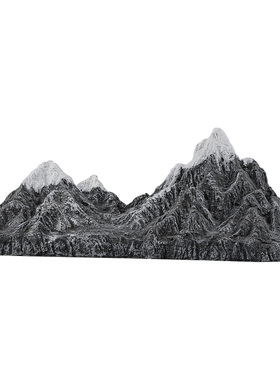 假山石鱼缸造景装饰沙盘布景园林模型盆景配件小石头雪景石摆件