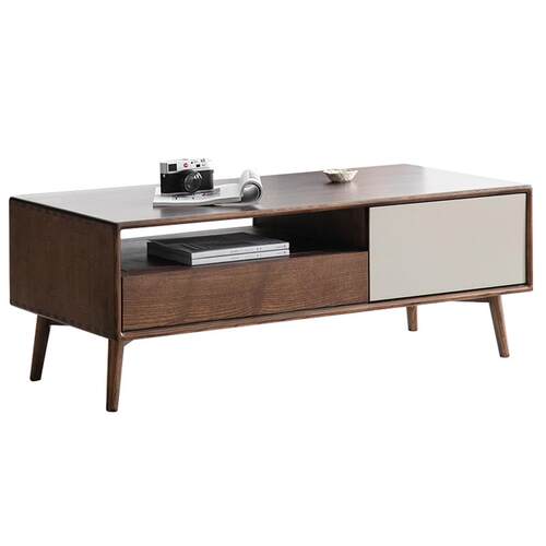 治木工坊白蜡木茶几家用现代简约全实木茶桌北欧小户型客厅家具