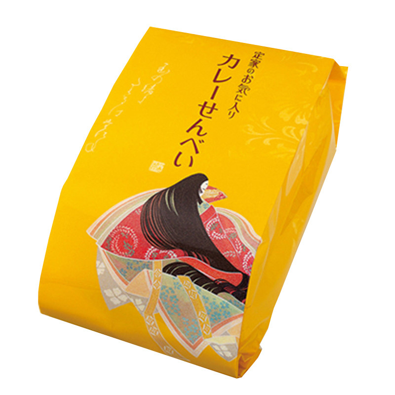 日本直邮 和果子点心 小仓山庄和风咖喱仙贝米菓传统糕点3袋