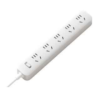 小米插线板5位总控版接线板米家排插办公家用桌面多孔1.8米插座