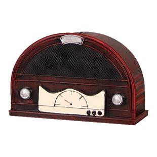 上海牌老式收音机模型摆件民国复古怀旧道具5060年代古董老物件