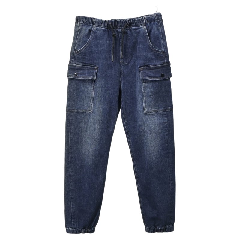 ABLE，JEANS工装松紧腰运动裤