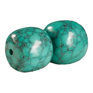 优化乌兰花绿松石老型珠散珠单珠桶珠diy配件美菱矿菩提配饰