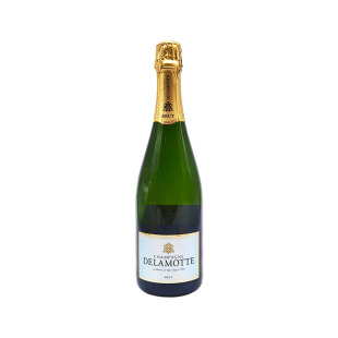 原瓶进口 法国德乐梦白中白香槟干型Delamotte Champagne Brut NV