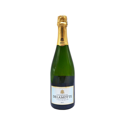 原瓶进口 法国德乐梦白中白香槟干型Delamotte Champagne Brut NV