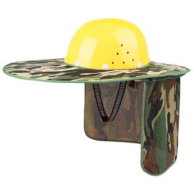 安全帽遮阳帽檐工地防晒神器