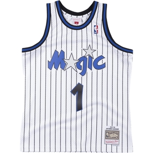 Mitchell&NessNBA官方复古球衣SW魔术队-安芬尼·哈达威篮球服
