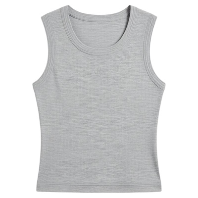 CLIMAX VISION【舒弹塑形遮副乳】十字花刺绣大U领工字吊带背心