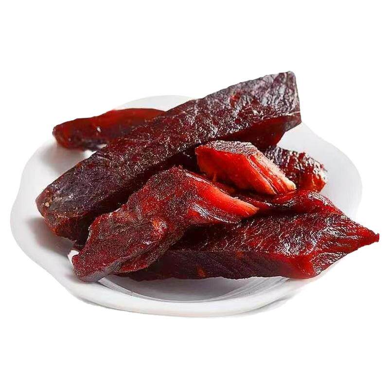 姑娘追手撕风干牛肉干塔城风干肉