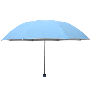 天堂伞正品晴雨两用手动折叠女士雨伞2025新款小巧便携银胶太阳伞