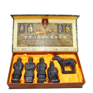 兵马俑陶俑摆件西安旅游纪念品陕西特色工艺品礼品套装礼盒送朋友