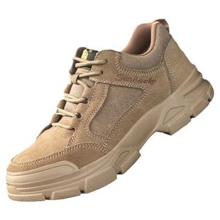 森诺克劳保鞋男款女士防砸防刺穿绝缘鞋轻便老保钢头工作夏季透气