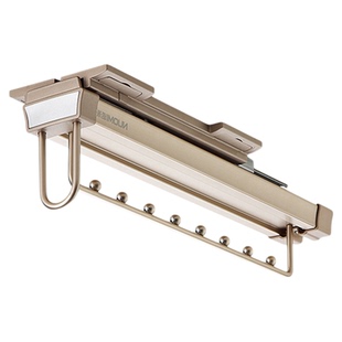 NUOMI诺米衣柜衣橱挂衣架衣帽间收纳五金挂衣杆顶装伸缩柜内裤架