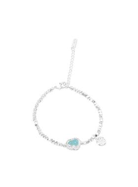 三福休闲粉樱多配件手链单条 清新俏皮首饰配饰链条手饰852176